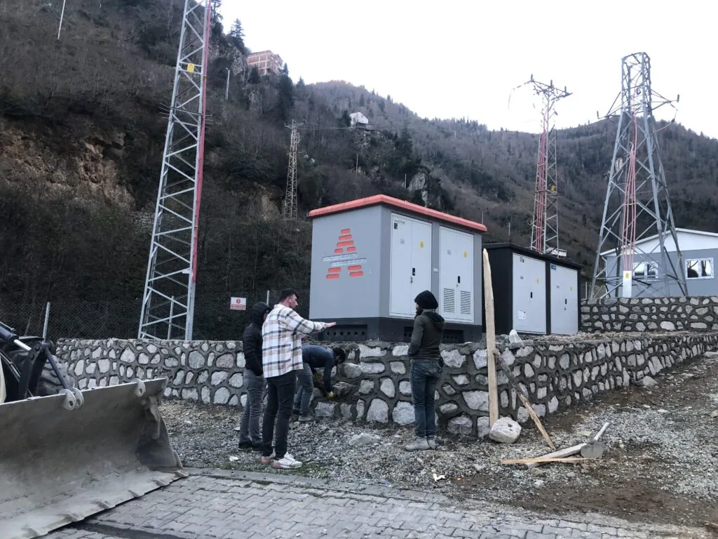 Güce HES Taşkın Koruma Projesi uygulama görüntüsü 9
