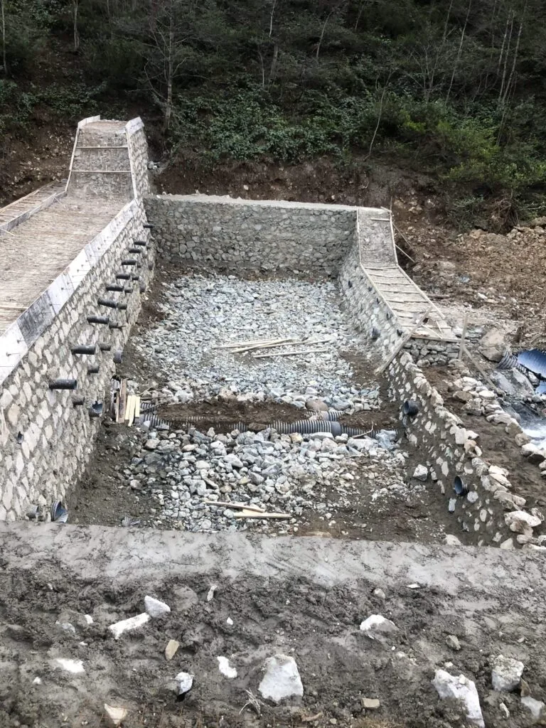 Güce HES Taşkın Koruma Projesi uygulama görüntüsü 19